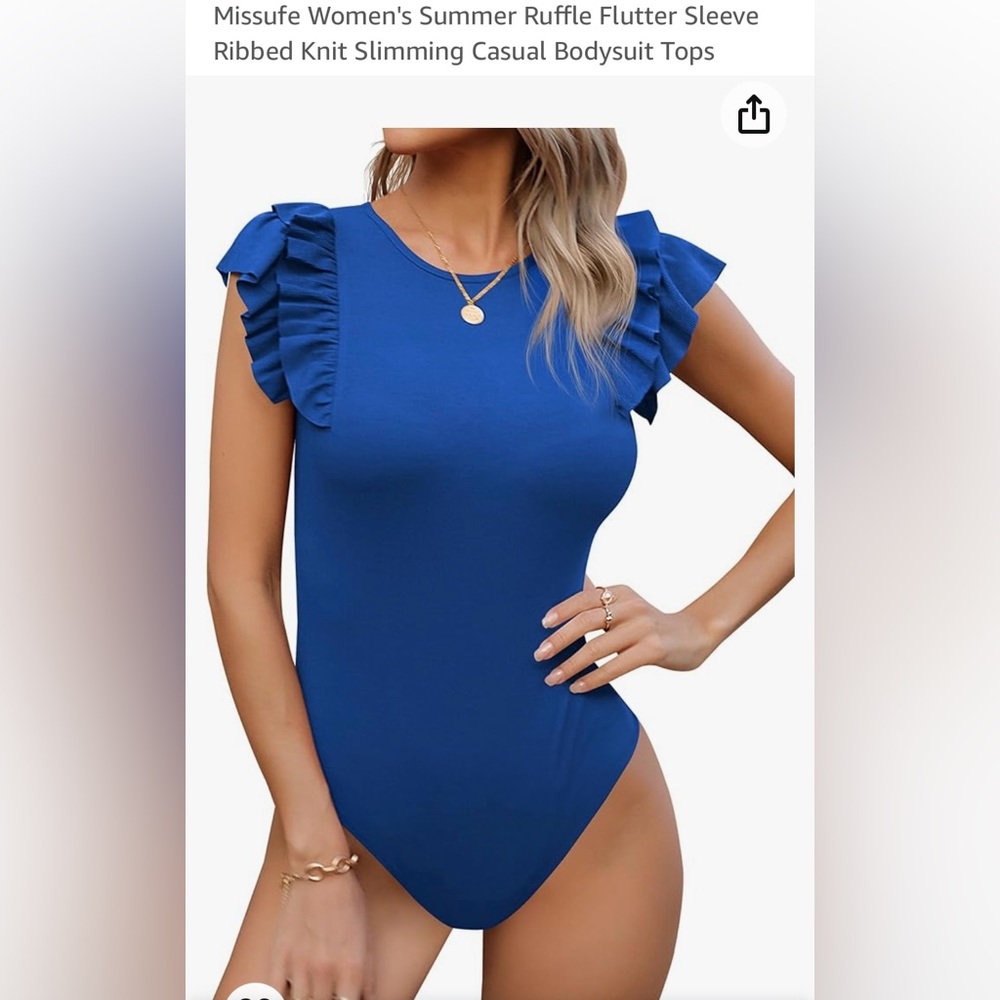 Ruffle Sleeve Bodysuit